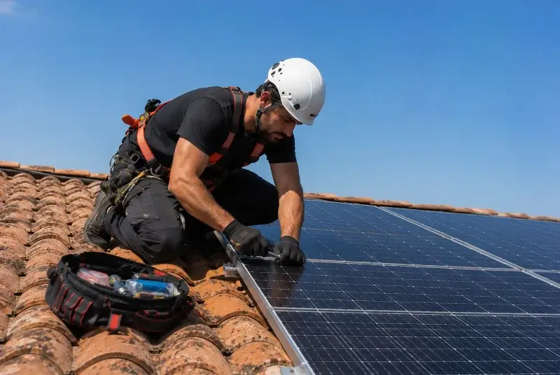 Maintenance et monitoring de panneaux solaires à Camplong-d'Aude